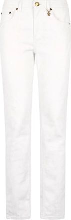 Roberto Cavalli Pantaloni con ciondolo - Bianco