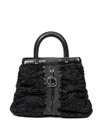 Dior 2000 Karenina tote bag - women - Canvas - One Size - Black