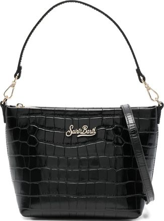 MC2 Saint Barth Borsa a tracolla Aline con stampa - Nero
