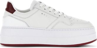 Hogan H670 flatform leather sneakers - women - Leather - 41 - White