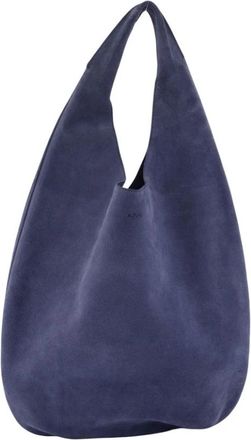 A.P.C. Le Neige Shopper Bag - Dames - Shoppers - Blauw - ONE Size - Leer - Tassen