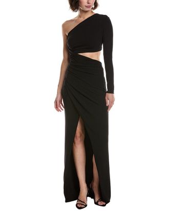 Michael Kors Asymmetric Cut Out Gown