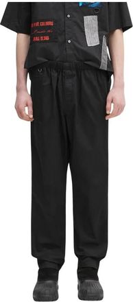Undercover Easy Pants - Heren - Straight fit broeken - Zwart - L - Katoen - Broeken