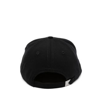 Rhude RHPF26HA03511 Embroidered Logo Baseball Cap - Black