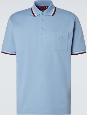 Gucci Polo in piqu&eacute; di misto cotone