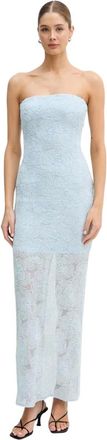 Rotate Abito lungo in tulle a fiori - - Dresses - Donna - Blu - S
