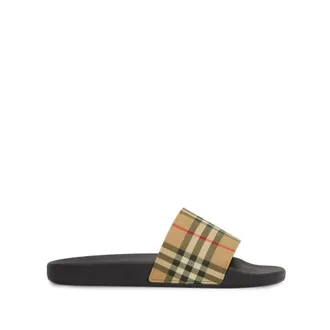 Burberry Sliders, male, Multicolor, Size: 13 US Furley Slide