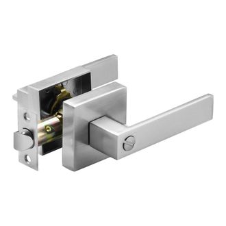 OEM Cerradura De Un Solo Pestillo, Cerradura Dom&eacute;stica De Tres Barras, Manilla De Palanca De Aleaci&oacute;n De Aluminio Para Puertas De Madera, Manilla De Ofici