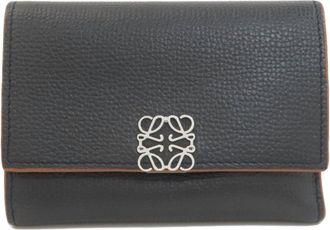 Loewe Black Leather Wallet (Bi-Fold) (Pre-Owned)