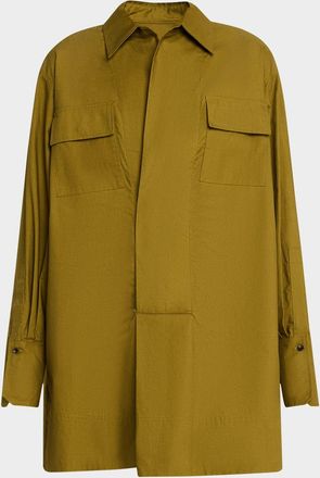 A.L.C. Jori Long-Sleeve Cotton Tunic Dress