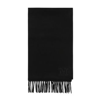 Max Mara Accessoires, Dames, Zwart, ONE Size, Wol, Wol sjaal