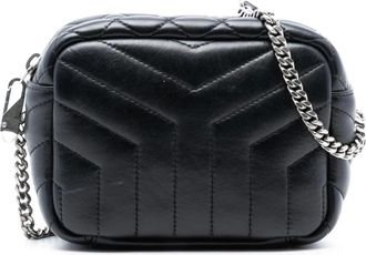 Saint Laurent Pre-owned Cross Body Bags, female, Black, Size: ONE SIZE Pre-owned Camera Bag
