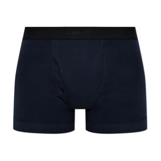 Tom Ford Ondergoed, Heren, Blauw, 2Xl, Katoen, Katoenen Boxershorts Met Logo