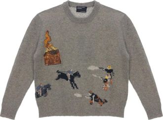 Enfants Riches Deprimes Come Live With Me trui met ronde hals - Grijs