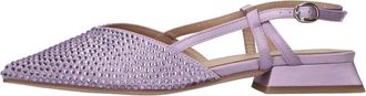 Alma En Pena V23160 Satin Slingback Ballet Flat - Dames - Ballerinas - Paars - 39 EU - Leer - Schoenen