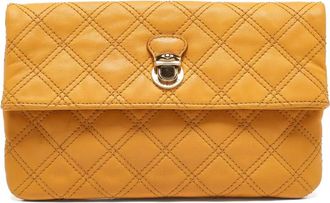 Marc Jacobs Clutch in pelle trapuntata Pre-owned - Arancione