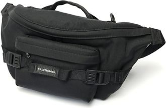 Balenciaga Black Canvas Fanny Pack (Pre-Owned)