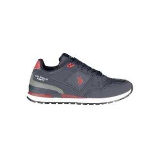 U.S.Polo Association Blue Polyurethane Mens Mens Sneaker