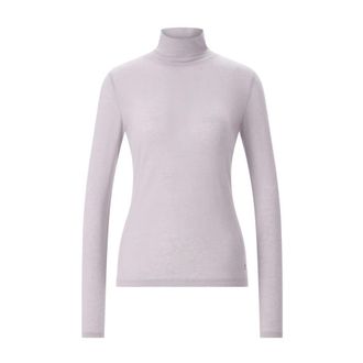 Windsor Wollstretch Rollkraag Shirt - Dames - Coltruien - Grijs - M - Wol - Truien & Vesten