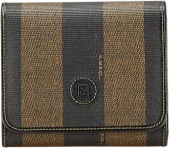 Fendi Pre-owned Wallets, female, Multicolor, Size: ONE SIZE Pre-owned Canvas wallets