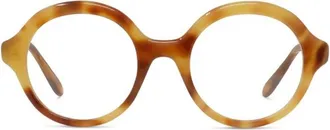 Loewe LW50082I053 Havana Round Eyeglasses - Brown