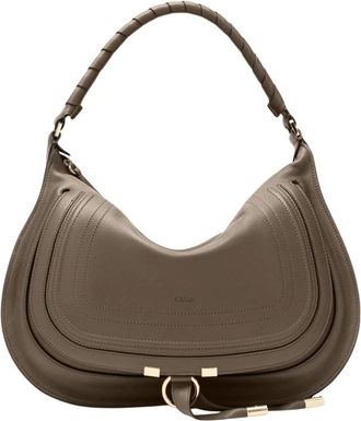 Chlo&eacute; Tassen, Dames, Groen, ONE Size, Schoudertas