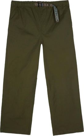 Brain Dead Pantaloni con vita elasticizzata e fibbia - Verde