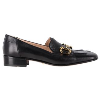Gucci Gucci Horsebit loafers in zwart leer