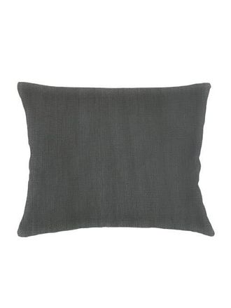 Anaya with Love So Soft Linen Dutch Euro Pillow with Down Insert in Antique Grey at Nordstrom, Size 28X36