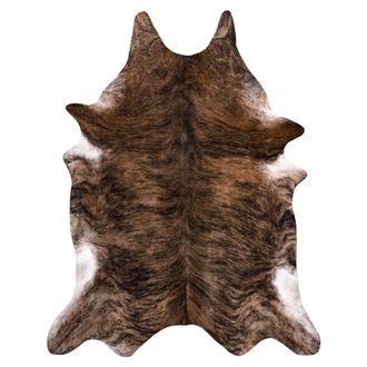 RugsX Rugsx - Alfombra Cuero De Vaca Artificial, Vaca G5072-1 Cuero Marr&oacute;n Brown 100x150 Cm