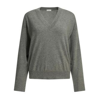 Brunello Cucinelli Dames, Truien, Grijs, Maat: L Kasjmier