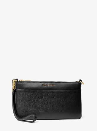 Michael Kors Jet Set Medium Pebbled Leather Wristlet