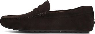 HUGO BOSS Schoenen, Heren, Bruin, 44 EU, Su&egrave;de, Bruine Su&egrave;de Heren Mocassins Noel