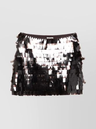 Staud sequin mini skirt