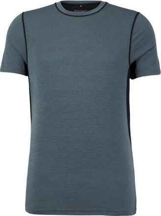 Stoic MerinoMesh150 SadjemSt. T-Shirt Merinoshirt f&uuml;r Herren | blau