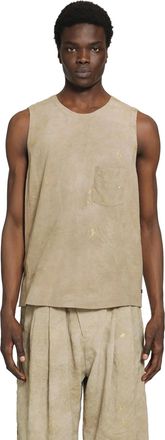 Ziggy Chen Gold Leaf Tank Top