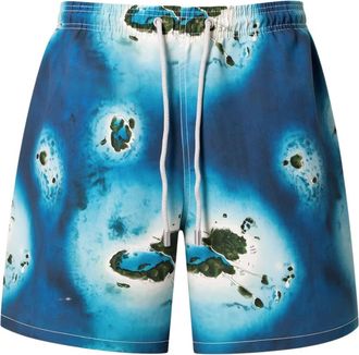 MC2 Saint Barth Badmode, Heren, Veelkleurig, M, Gustavia Nowhere Island Zwemshorts