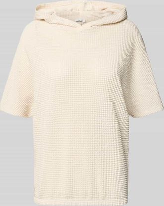 OPUS Strickshirt mit Kapuze Modell Gikaria in Beige, Gr&ouml;&szlig;e 36