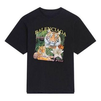 Balenciaga Year Of The Tiger FBI Revesible T-Shirt Navy 681467TLVM54084