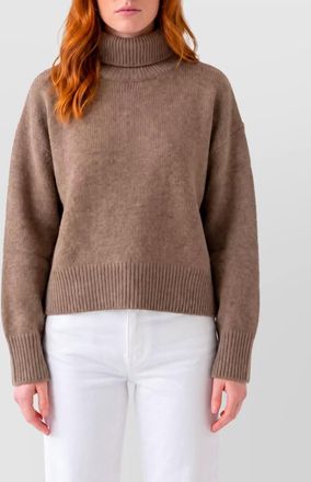 Loulou Studio cashmere cropped turtleneck sweater