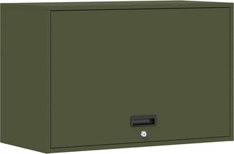 vidaXL Armario De Pared Para El Garaje Verde Oliva 80 X 40 X 53 Cm Vidaxl