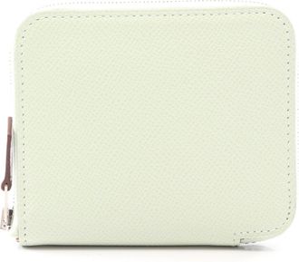 Herm&egrave;s Green Epsom Leather Coin Purse/Coin Case (Pre-Owned)