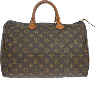 Louis Vuitton Speedy Monogram Canvas Brown Canvas Handbag (Pre-Owned)