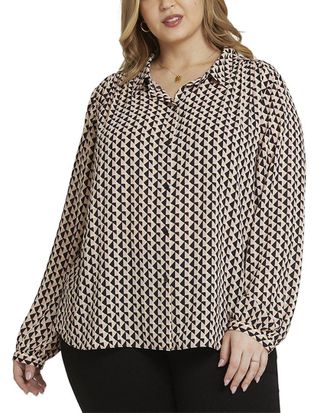 NYDJ Nydj Plus Modern Blouse