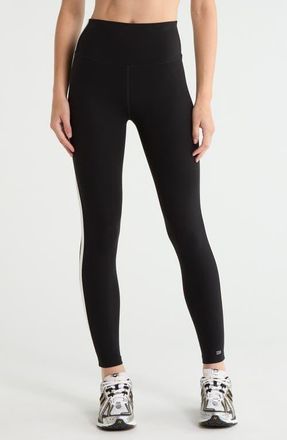 SPLITS59 Bianca High Waist Rigor 7/8 Leggings in Black/white at Nordstrom, Size X-Small
