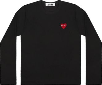 Comme Des Gar&ccedil;ons Long Sleeve Tops - Heren - Longsleeves - Zwart - 2XL - Tops