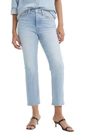 Levi's Wedgie High Waist Button Fly Straight Leg Jeans in The Bells And Whistl at Nordstrom Rack, Size 24 28