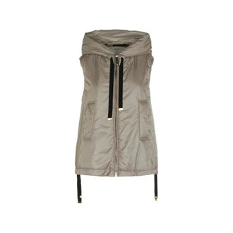 Max Mara Greengo Waistcoat - female - Max Mara - Waistcoats - Brown - 4XS - Jackets