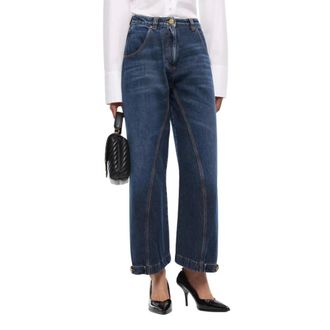 Pinko Pinko, Jeans, Dames, Blauw, W28, Katoen, Tejano Sicuro