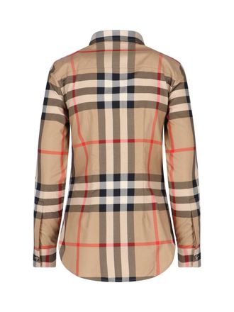 Burberry Womens T-Shirts And Polos Beige Cotton